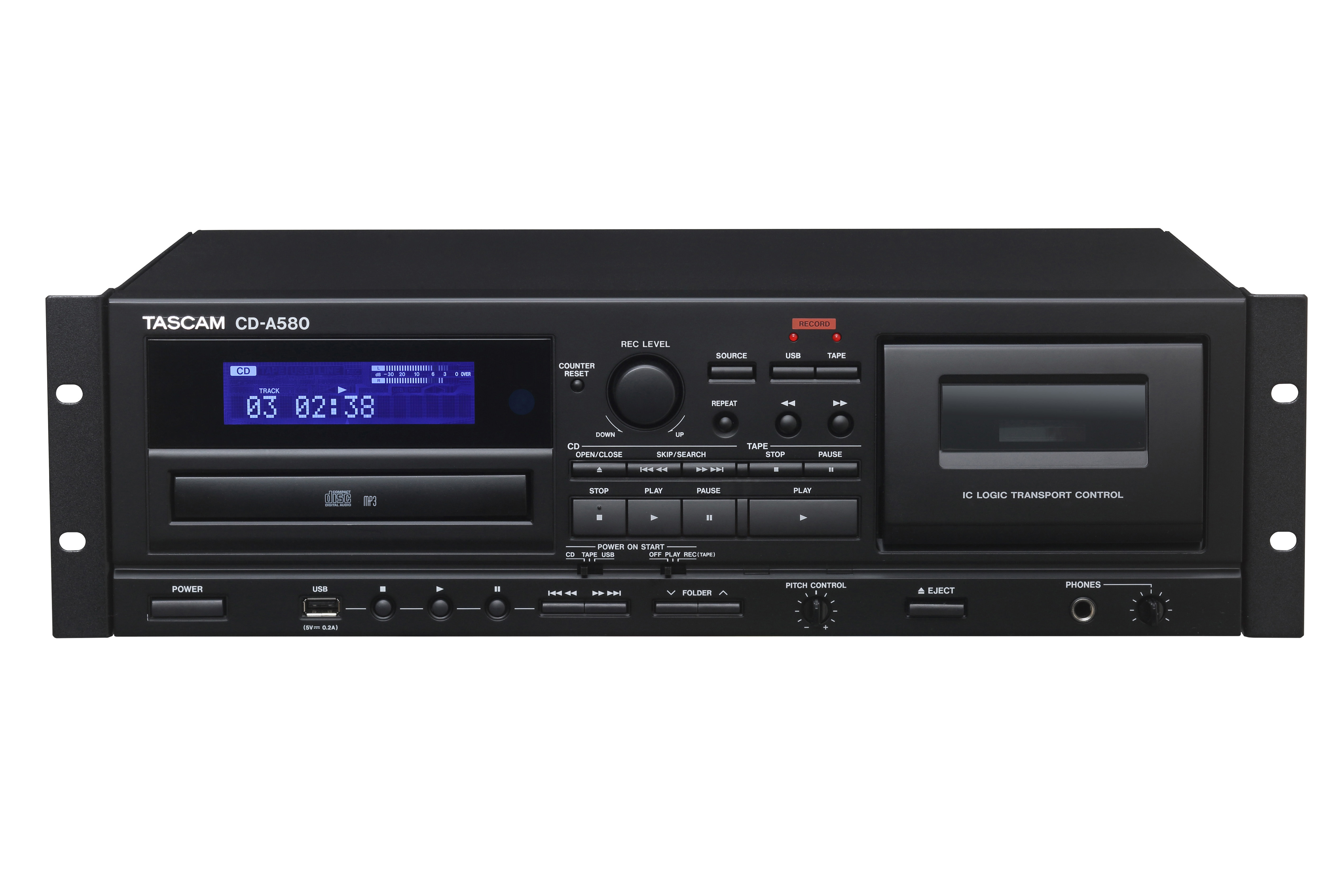 Tascam CDA580 V2, un reproductor / grabador multisoporte para entornos
